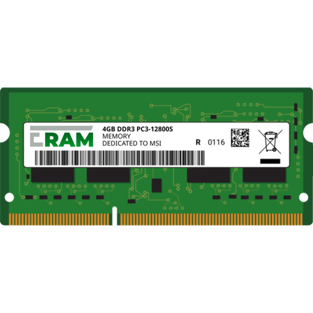 Pamięć RAM 4GB DDR3 do płyty Workstation/Desktop Z97-G43 GAMING (MS-7816) Intel-Series Unbuffered PC3-12800U